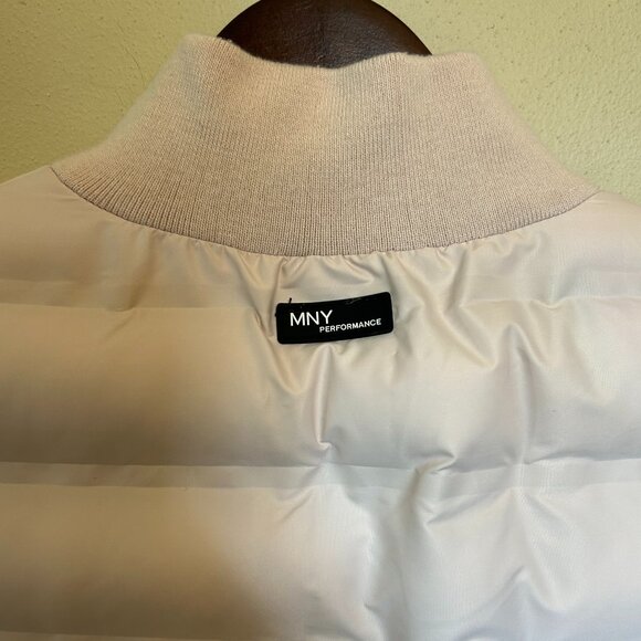 Mark New York Women's Performance Puffer Bomber Jacket Light Pink Sz Small - Picture 4 of 13